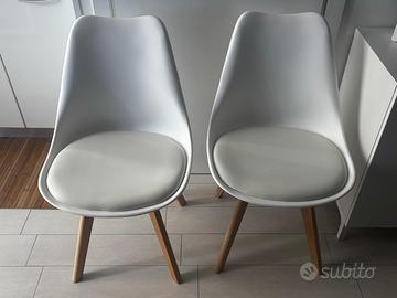 Coppia sedie tulip+omaggio cucina e lampada
