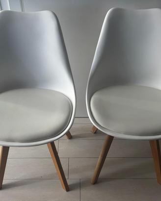 Coppia sedie tulip+omaggio cucina e lampada