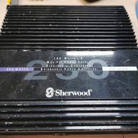 Amplificatore sherwood XA-5250 più subwoofer auna