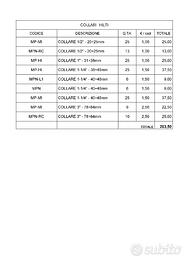 HILTI collari con gomma antivibrante