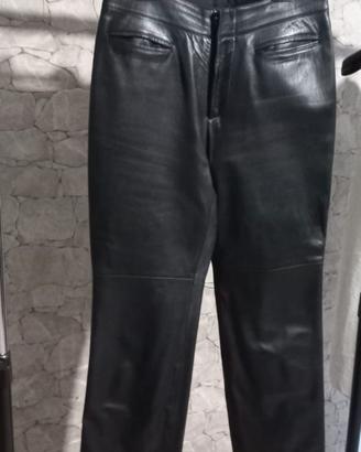 Pantaloni in pelle donna