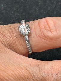 Anello argento 925 con zirconi