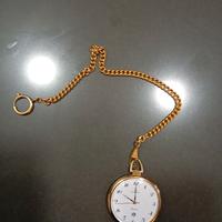 orologio da taschino placcato in oro