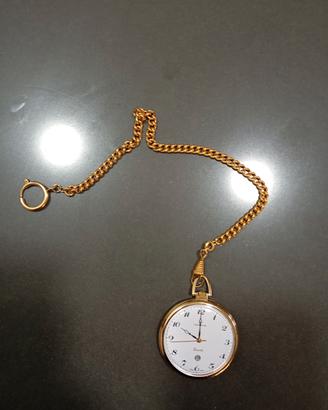 orologio da taschino placcato in oro