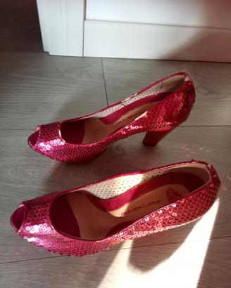 scarpe paillettes Fornarina 
