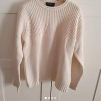 maglione bianco taglia L