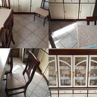 Tavolo. Credenza e sedie