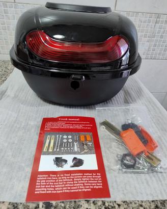 Bauletto universale posteriore per scooter, nuovo 