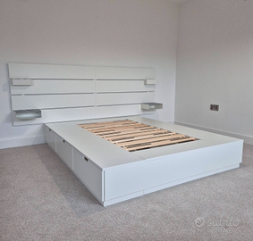 Letto Ikea NORDLI 160x200 Con Testiera Smontato