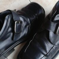 Scarpe classiche uomo n.43 in pelle con fibbia