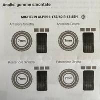 4 Pneumatici invernali Michelin Alpin 6 175/60 R18