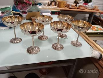 6 calici vintage 