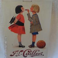 PUBBLICITA' CARTONATA F. L. CAILLER CHOCOLAT '94