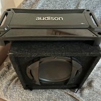 Kit radio, amplificatore e subwoofer Alpine