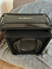 Kit radio, amplificatore e subwoofer Alpine