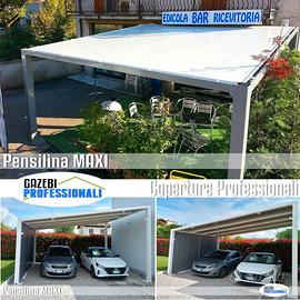 Gazebo pensilina 6x4 copertura pesante PVC casa