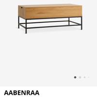 Tavolino con piano sollevabile