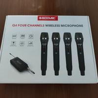 Sistema di Microfoni Wireless Acemic - 4 Microfoni