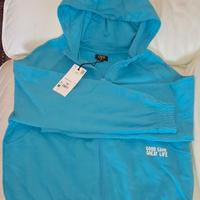 Felpa ragazza nuova con cappuccio 170cm