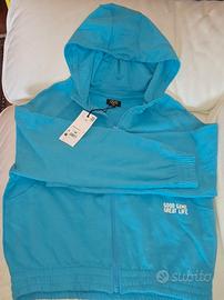 Felpa ragazza nuova con cappuccio 170cm