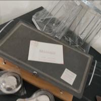 Pietra ollare Brandani con base in legno