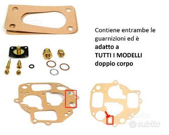 Kit revisione carburatore doppio corpo Citroen 2cv