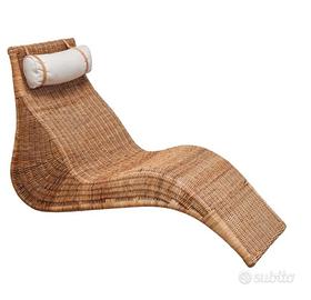 Chaise longue rattan 'Karlskrona' Ikea