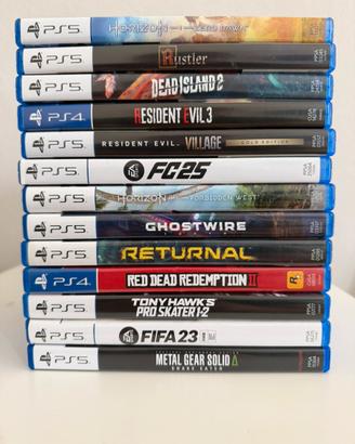 Giochi vari ps4/ps5