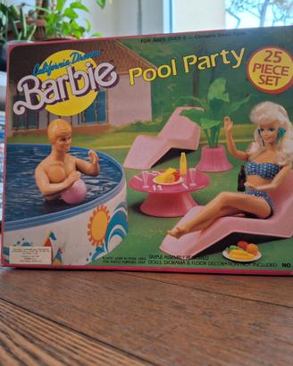 California Dream Barbie Pool Party 1987
