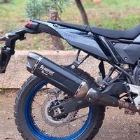 Akrapovic Scarico/Silenziatore nero Tenerè 700