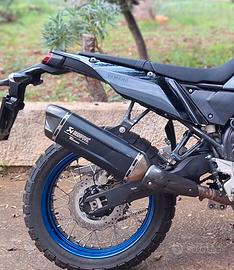 Akrapovic Scarico/Silenziatore nero Tenerè 700