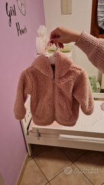 Pelliccia rosa bimba