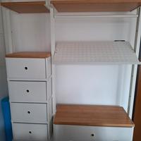 Scaffale modulare per ingresso Ikea Elvarli