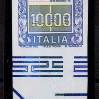 Alti Valori Lire 10.000 n. 1441a non dentellato -