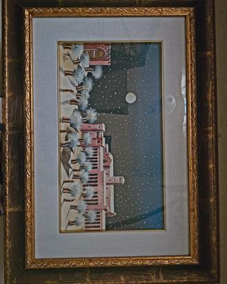 Quadro olio e acrilico fraticelli Assisi Martini