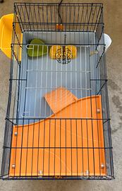 gabbia  per roditori + accessori