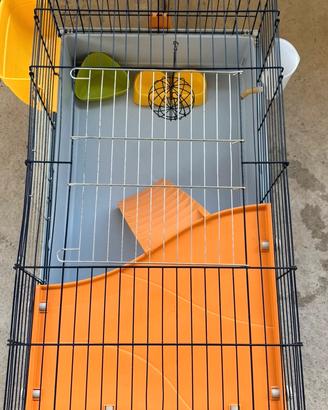 gabbia  per roditori + accessori