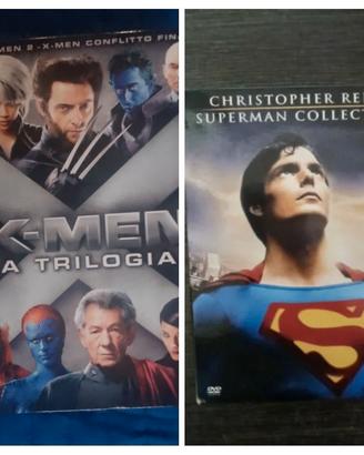Lotto 2 Cofanetti DVD Superman & X-Men 