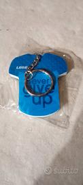 portachiavi  con scritta never give up 