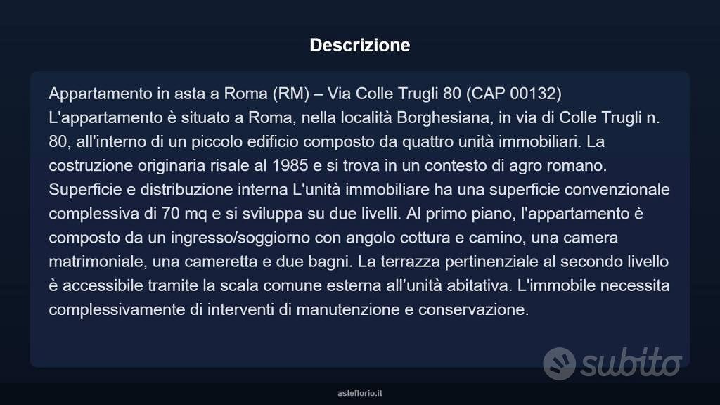 Appartamento – Roma, Borghesiana - Vista 4