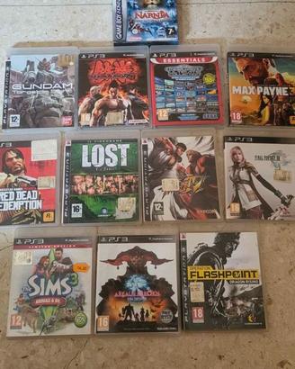 Lotto Videogiochi Ps3 + Gameboy Advance 