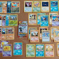 Lotto carte Pokemon vintage e semi rare + bustina