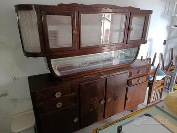 Credenza in legno massiccio smontabile in 3 pezzi
