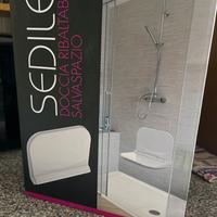 Sedile doccia ribaltabile
