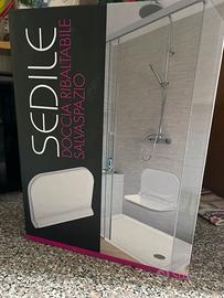 Sedile doccia ribaltabile