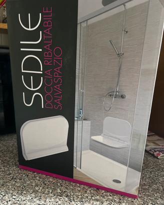 Sedile doccia ribaltabile