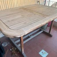 Tavolo teak da esterno