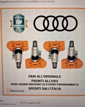 Sensori ruota cerchio tpms vw audi skoda