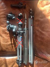 Manfrotto lotto teste stativo