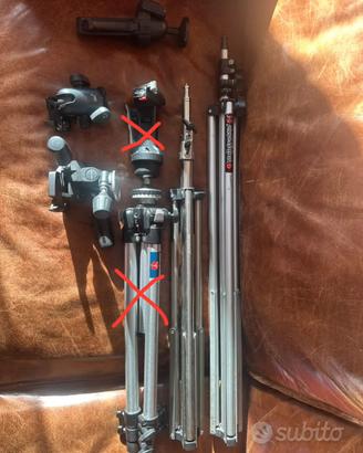 Manfrotto lotto teste stativo